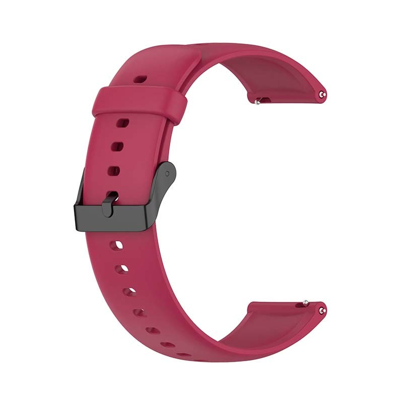 Correa de silicona borgoña para Realme Watch 3 - Ítem2