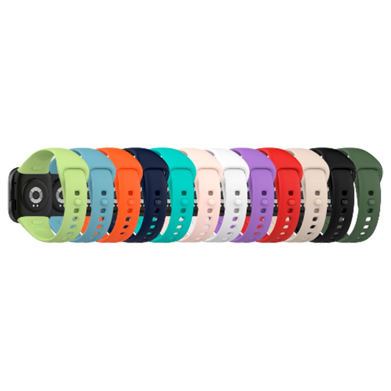 Pulseira de silicone preta para Xiaomi Redmi Watch 3 - Item4