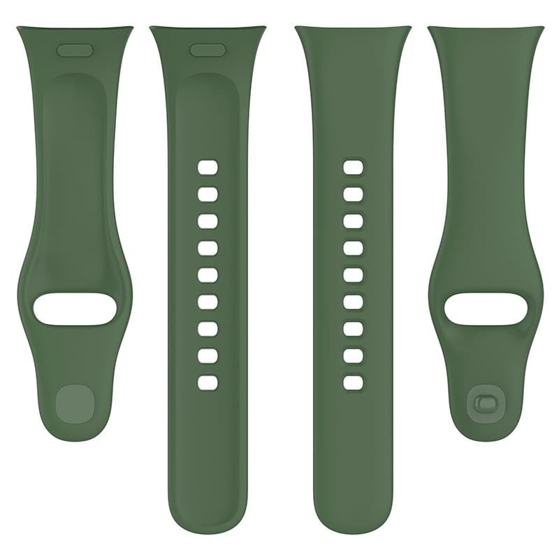 interior y exterior de la Correa de silicona verde para Xiaomi Redmi Watch 3