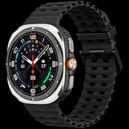 Bracelet en silicone Samsung Galaxy Watch Ultra/Ultra 2 Noir