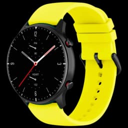 Correa de silicona amarilla universal de 22mm para smartwatch