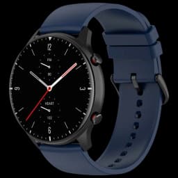 Bracelet en silicone bleu marine universel de 22 mm pour smartwatch