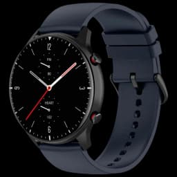 Bracelet en silicone bleu foncé universel de 22 mm pour smartwatch