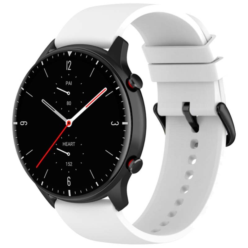 Correa de silicona blanca universal de 22mm para smartwatch - Ítem