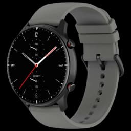Bracelet en silicone gris universel de 22 mm pour smartwatch