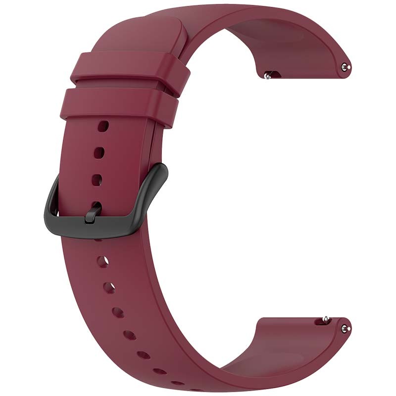 Pulseira de silicone vinho universal de 22mm para smartwatch - Item2