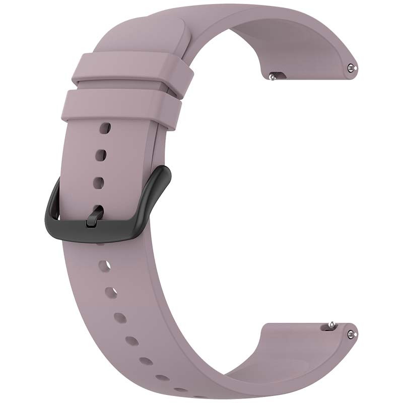 Pulseira de silicone roxa universal de 22mm para smartwatch - Item2