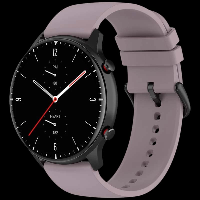 Bracelet en silicone pourpre universel de 22 mm pour smartwatch