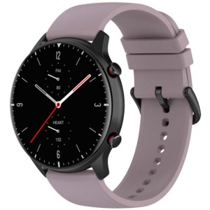 Pulseira de silicone roxa universal de 22mm para smartwatch