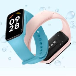 Impermeabilidade da pulseira de silicone compatível com o Xiaomi Smart Band 8 Active na cor Branco