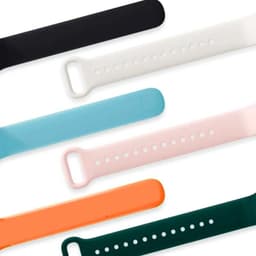Fecho da pulseira de silicone compatível com o Xiaomi Smart Band 8 Active na cor Branco