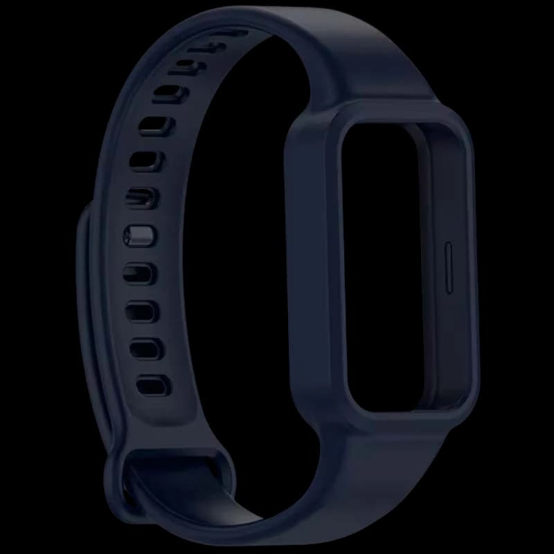 Pulseira de silicone Xiaomi Mi Smart Band 9 Active / Redmi Smart Band 3 Azul Escuro