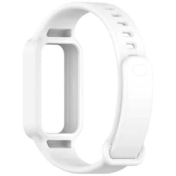 Pulseira de silicone branca para Xiaomi Smart Band 9 Active - vista traseira