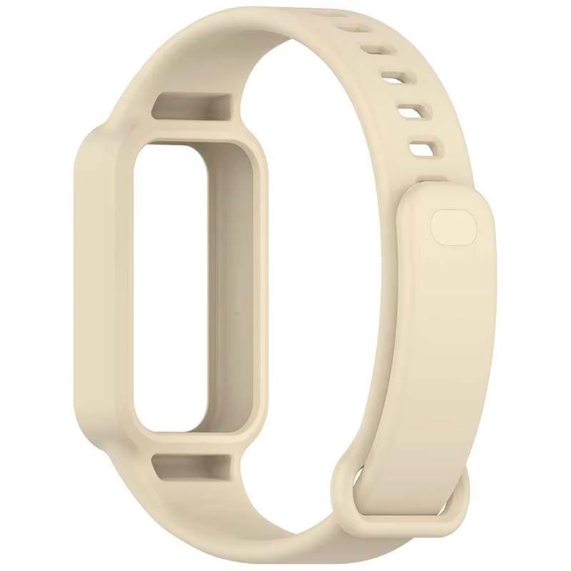 Pulseira de silicone marfim para Xiaomi Smart Band 9 Active - vista traseira