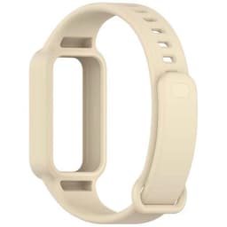 Pulseira de silicone marfim para Xiaomi Smart Band 9 Active - vista traseira