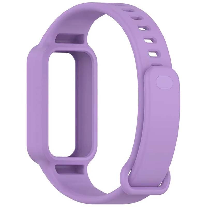 Pulseira de silicone roxa para Xiaomi Smart Band 9 Active - vista traseira