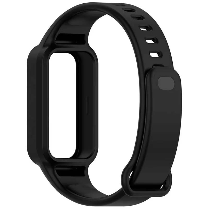 Correa de silicona Xiaomi Mi Smart Band 9 Active / Redmi Smart Band 3 Negro - Ítem1