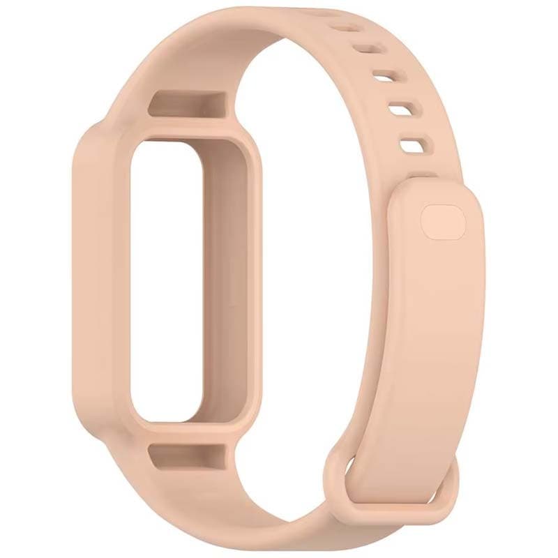 Pulseira de silicone rosa para Xiaomi Smart Band 9 Active - vista traseira