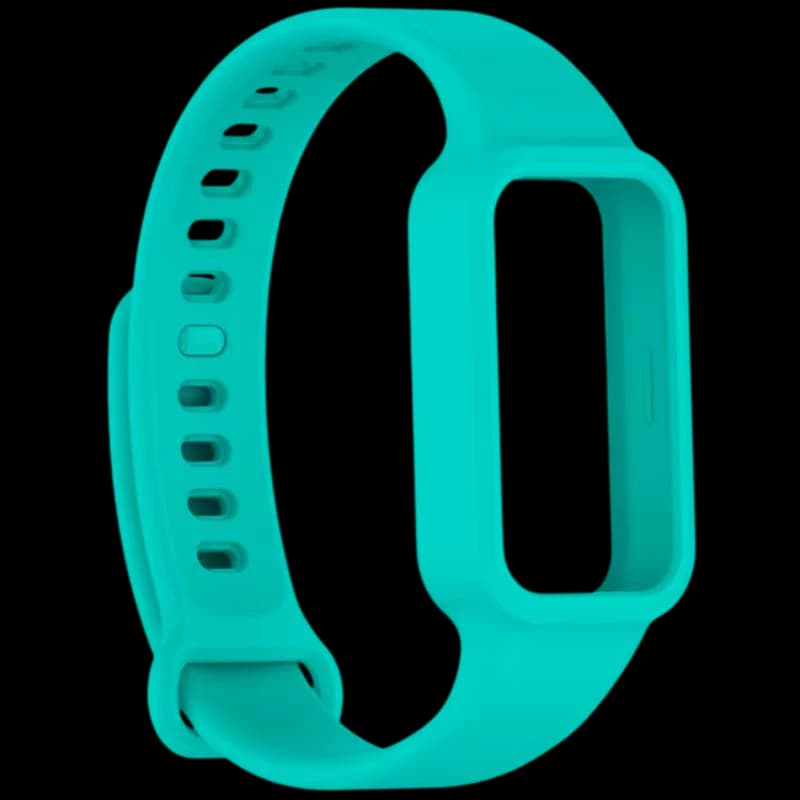 Pulseira de silicone Xiaomi Mi Smart Band 9 Active / Redmi Smart Band 3 Turquesa