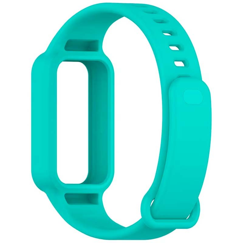 Pulseira de silicone Xiaomi Mi Smart Band 9 Active / Redmi Smart Band 3 Turquesa - Item1