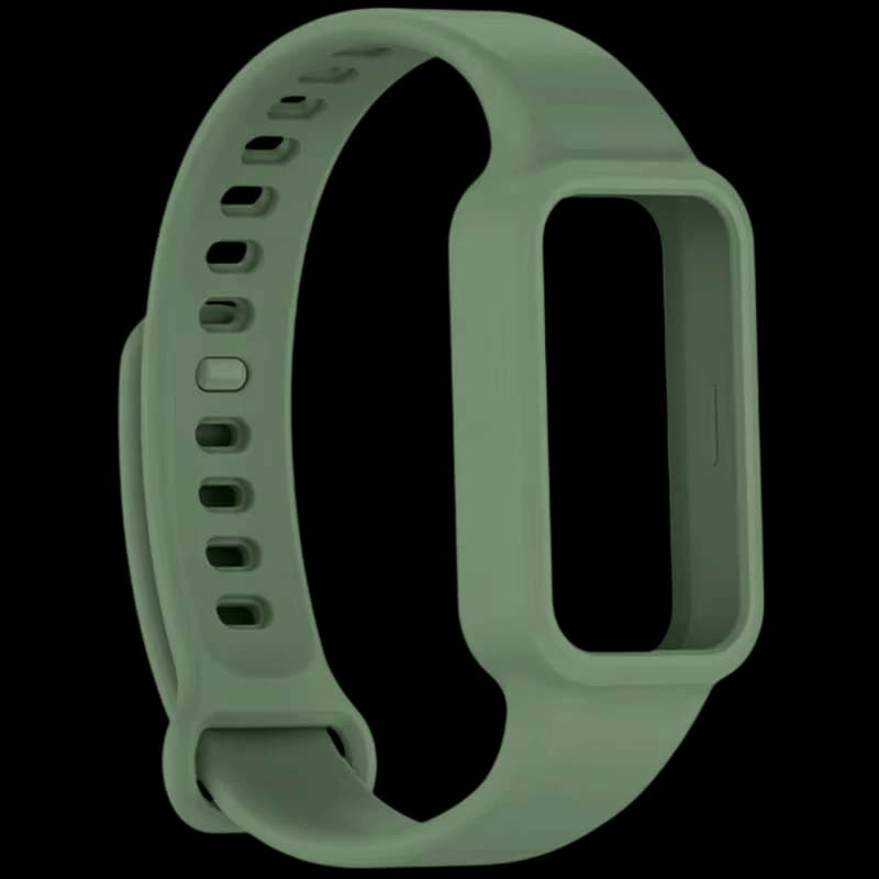 Pulseira de silicone Xiaomi Mi Smart Band 9 Active / Redmi Smart Band 3 Verde Escuro