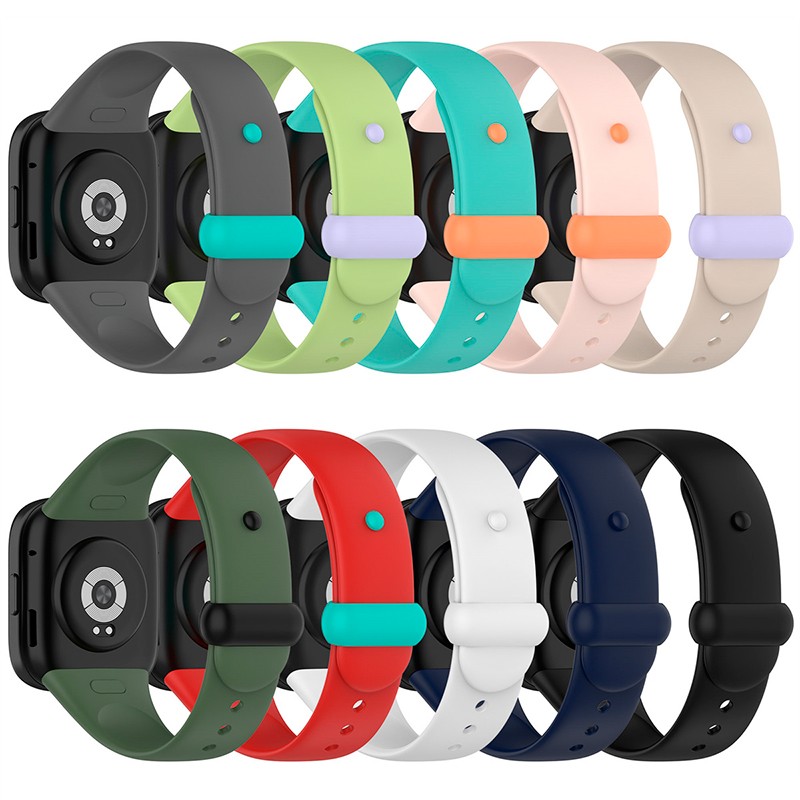 Pulseira Sports de silicone verde para Xiaomi Redmi Watch 3 - Item4
