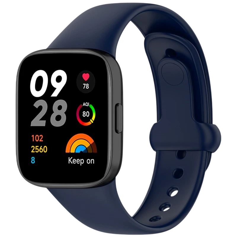 Pulseira Sports de silicone azul para Xiaomi Redmi Watch 3 - Item