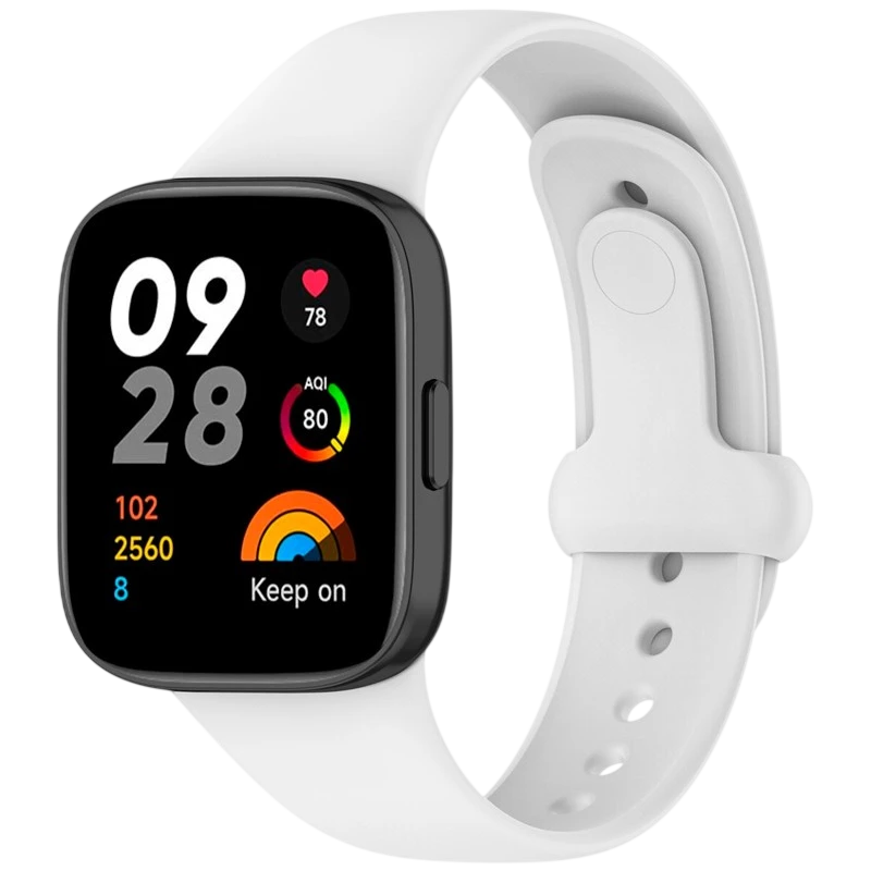Pulseira Sports de silicone branca para Xiaomi Redmi Watch 3 - Item