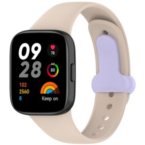 Correa Sports de silicona marfil para Xiaomi Redmi Watch 3