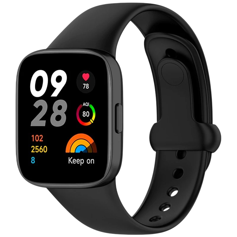 Correa Sports de silicona negra para Xiaomi Redmi Watch 3 - Ítem