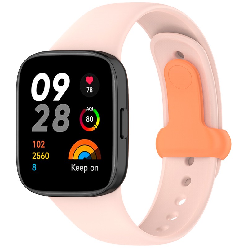 Pulseira Sports de silicone rosa para Xiaomi Redmi Watch 3 - Item