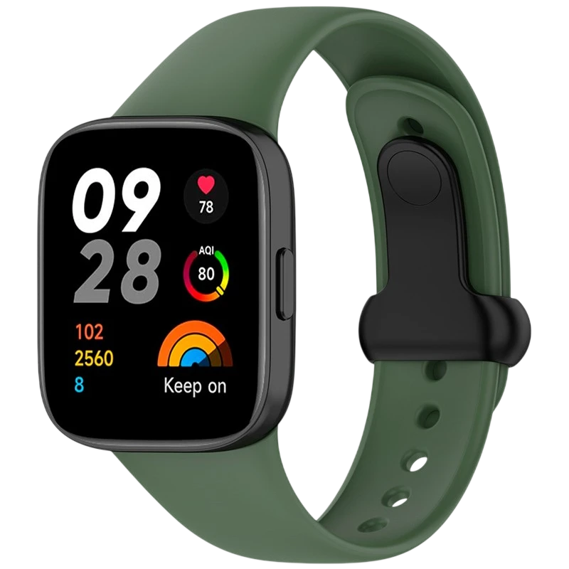 Pulseira Sports de silicone verde para Xiaomi Redmi Watch 3 - Item
