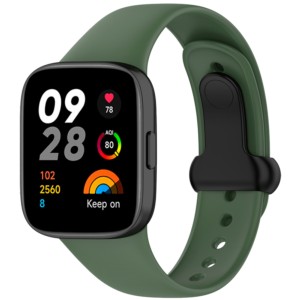 Bracelet Sports en silicone vert pour Xiaomi Redmi Watch 3