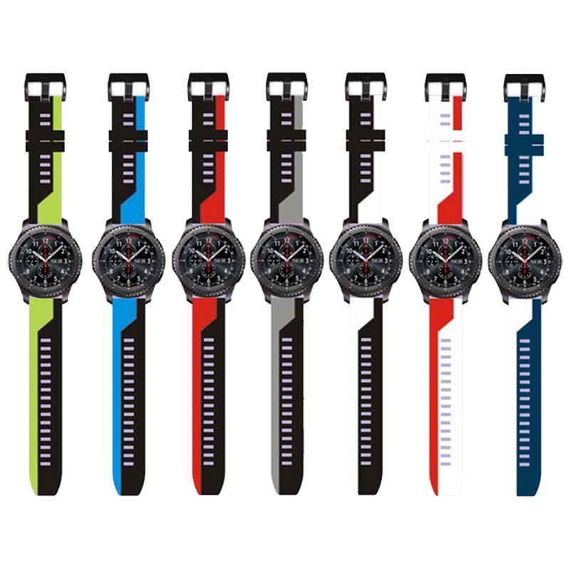 Pulseira de sustitução 22mm Xiaomi Amazfit Stratos 3 / Stratos 2S / Stratos / Pace / GTR 47mm / Ticwatch / Huawei / Samsung Premium Stripe - Item5