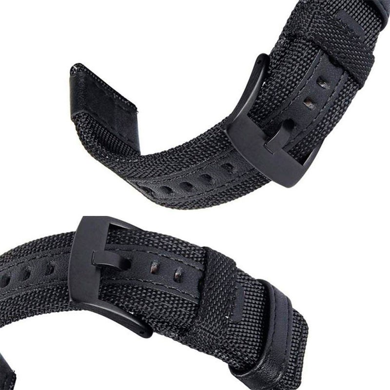 Bracelet Universel Nylon Ajustable 22mm Vert pour Smartwatch - Ítem3
