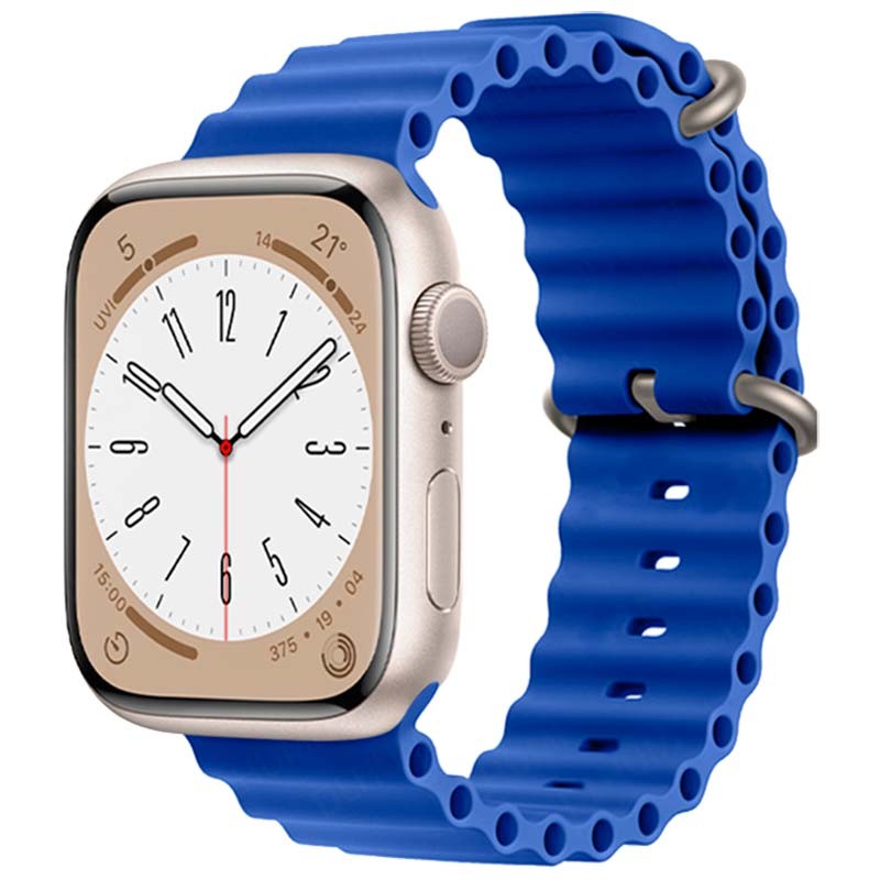 Correa Wave de silicona azul para Apple Watch 38/40/41mm - Ítem