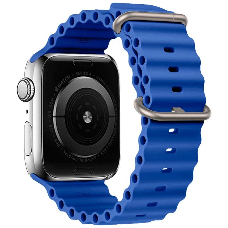 Correa Apple Watch 42/44/45/49mm Wave Azul - Ítem1