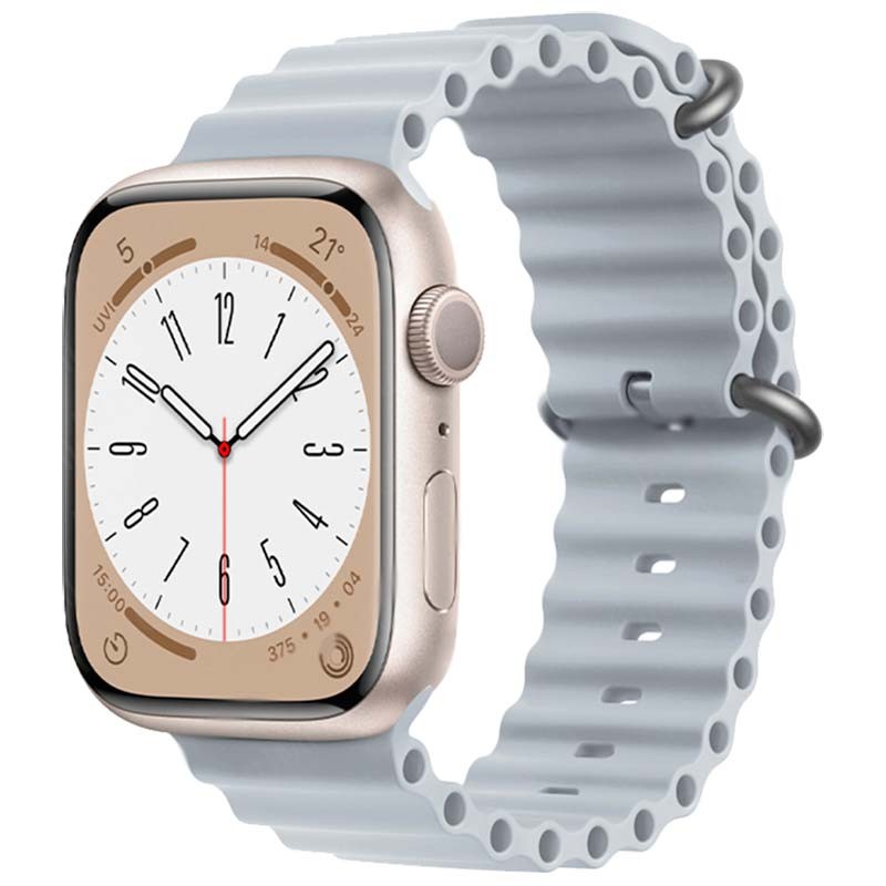 Correa Apple Watch 42/44/45/49mm Wave Gris - Ítem