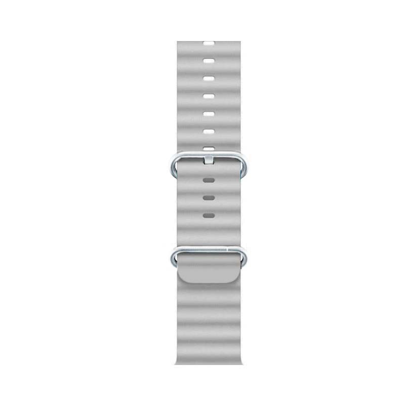 Correa Apple Watch 42/44/45/49mm Wave Gris - Ítem1