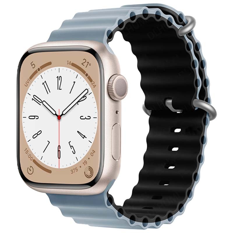 Correa Apple Watch 38/40/41mm Wave Obsidiana+Negro - Ítem