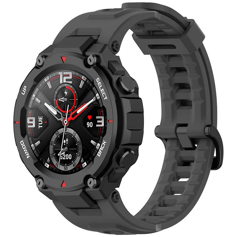 Correa de reloj de silicona para Huami Amazfit T-Rex Pro/Amazfit T-Rex  (Blanco)