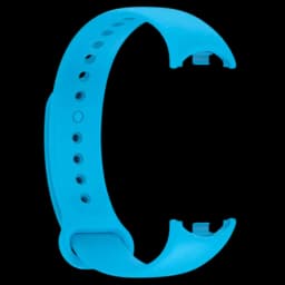 Pulseira de silicone compatível com Xiaomi Smart Band 8 na cor Azul