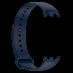 Pulseira de silicone compatível com Xiaomi Smart Band 8 na cor Azul Marinho