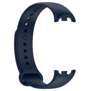 Pulseira de silicone compatível com Xiaomi Smart Band 8 na cor Azul Marinho