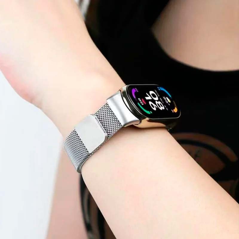 Correa milanesa magnética rosa para Xiaomi Smart Band 8 - Ítem6