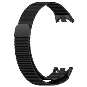 Pulseira milanesa magnética preta para Xiaomi Smart Band 8