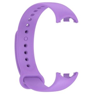 Correa de silicona compatible con Xiaomi Smart Band 8 en color Morado