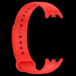 Pulseira de silicone compatível com Xiaomi Smart Band 8 na cor Vermelho