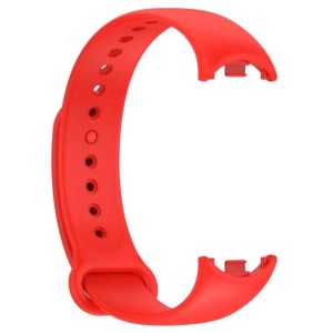 Pulseira de silicone compatível com Xiaomi Smart Band 8 na cor Vermelho