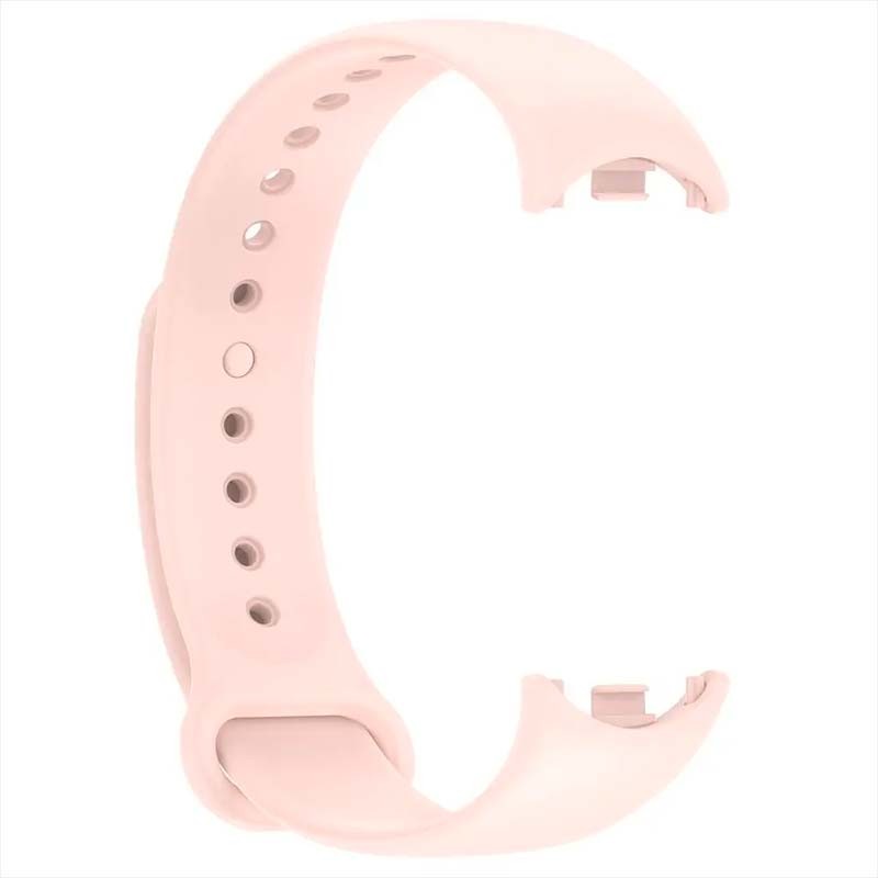 Pulseira de silicone compatível com Xiaomi Smart Band 8 na cor Rosa - Item